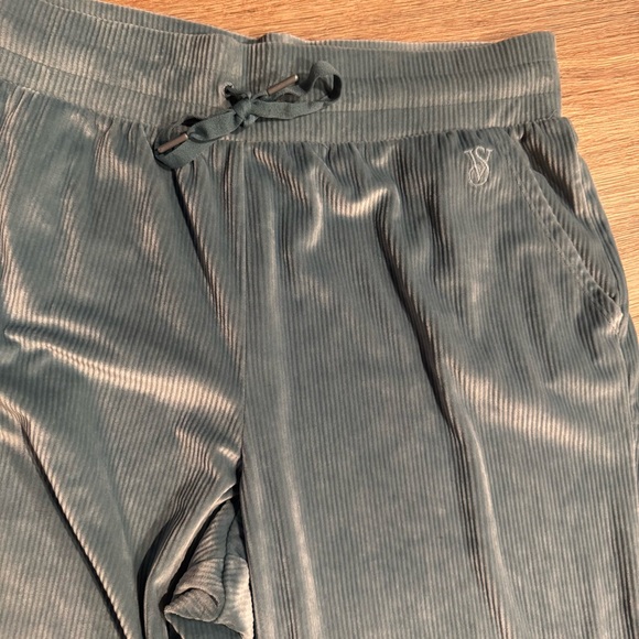 Victoria's Secret Teal Velour Joggers - Picture 2 of 5